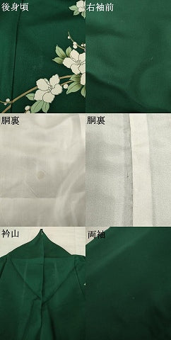 平和屋着物●訪問着　駒刺繍　流水御所車花文　金彩　正絹　逸品　AABI9680ck