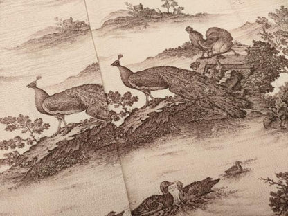 平和屋着物●訪問着　鳥獣文　正絹　逸品　AABI9681ck