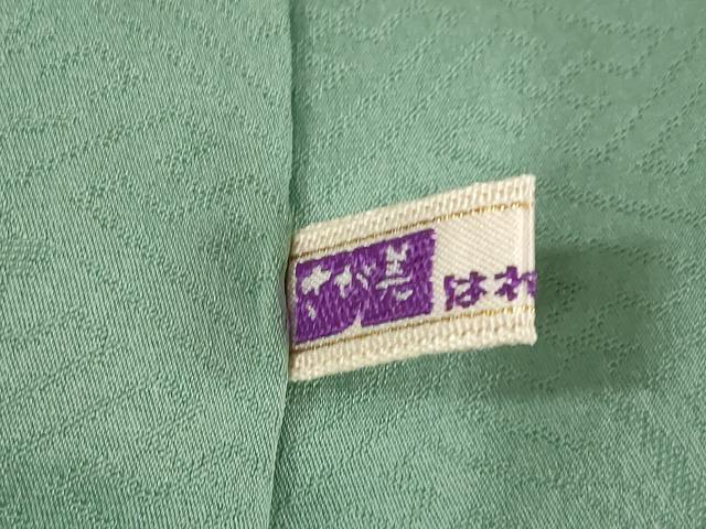 平和屋着物●上質な色無地　作家物　青鈍色　さが美扱い　正絹　逸品　AABI9683ck