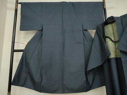 平和屋着物●男性　本場大島紬　アンサンブル　80亀甲　総詰め　正絹　逸品　AABI9688ck