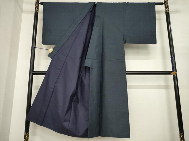 平和屋着物●男性　本場大島紬　アンサンブル　80亀甲　総詰め　正絹　逸品　AABI9688ck