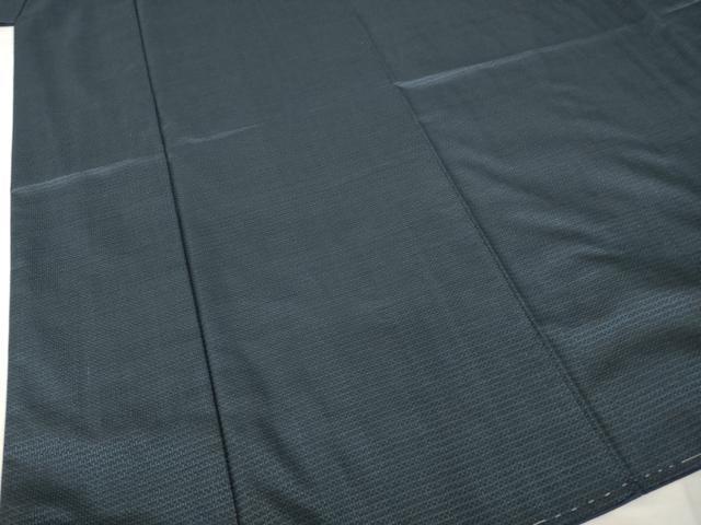 平和屋着物●男性　本場大島紬　アンサンブル・長襦袢(袷)セット　100亀甲　総詰め　正絹　逸品　AABI9692ck