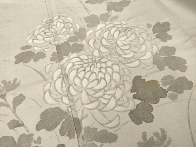 平和屋着物●訪問着　紬地　乱菊　正絹　逸品　AABI9700ck