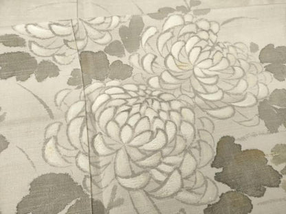 平和屋着物●訪問着　紬地　乱菊　正絹　逸品　AABI9700ck