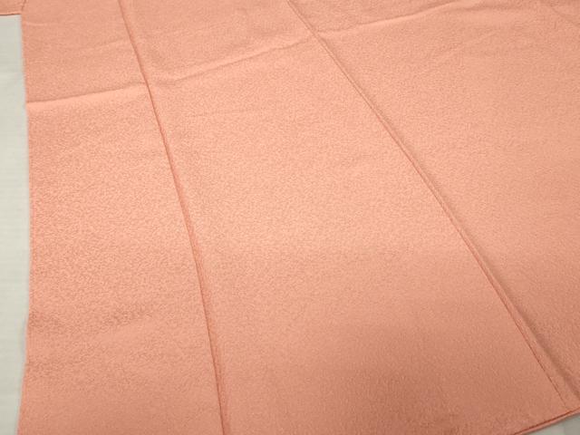 平和屋着物●本草木染作家　瑞鳳　色無地　紋意匠　東雲色　高島屋扱い　正絹　逸品　AABI9706ck