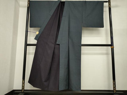 平和屋着物●男性　本場大島紬　アンサンブル　100亀甲　総詰め　正絹　逸品　AABI9716ck