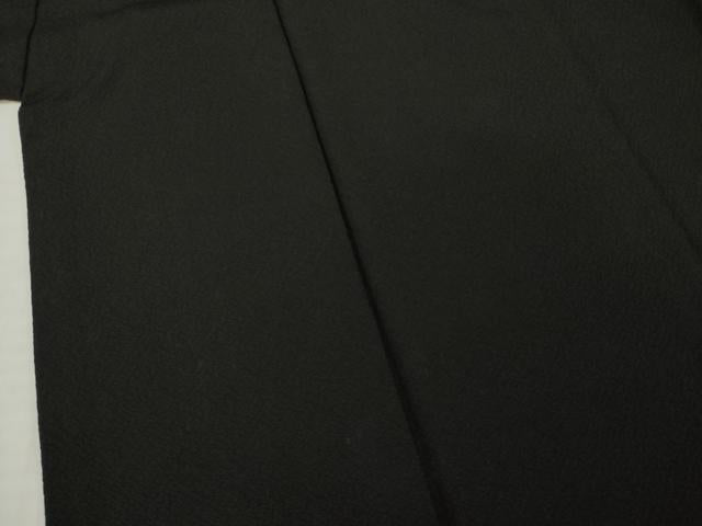 平和屋着物●こむさでもーど・COMME CA DU MODE　振袖　舞桜　黒地　正絹　逸品　AABI9718ck
