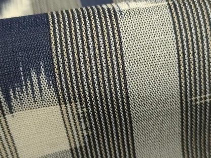平和屋着物＊夏物　紗紬　琉球絣文様　正絹　逸品　AABI9726cs