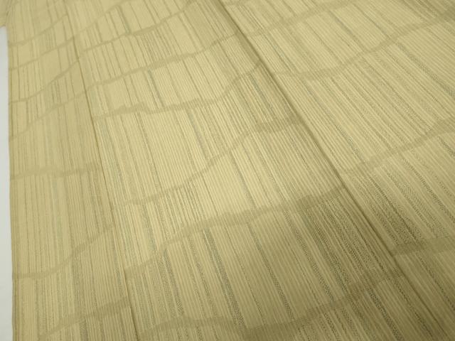 平和屋着物＊夏物　小紋　紗　変わり横段文　洗える着物　AABI9731cs