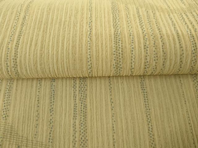 平和屋着物＊夏物　小紋　紗　変わり横段文　洗える着物　AABI9731cs
