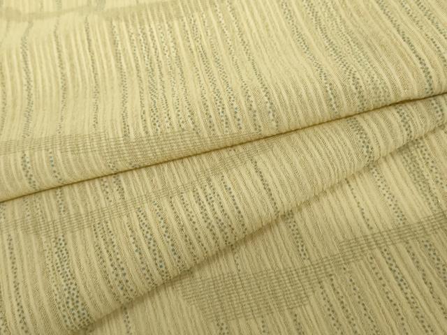 平和屋着物＊夏物　小紋　紗　変わり横段文　洗える着物　AABI9731cs