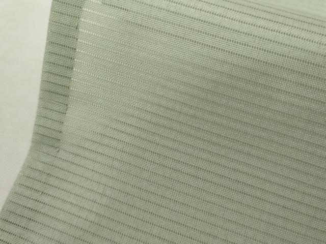 平和屋着物＊夏物　小紋　絽　短冊花文　洗える着物　AABI9739cs