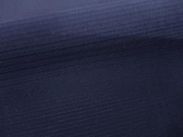 平和屋着物＊夏物　色無地　絽　鉄紺色　正絹　逸品　AABI9760cs