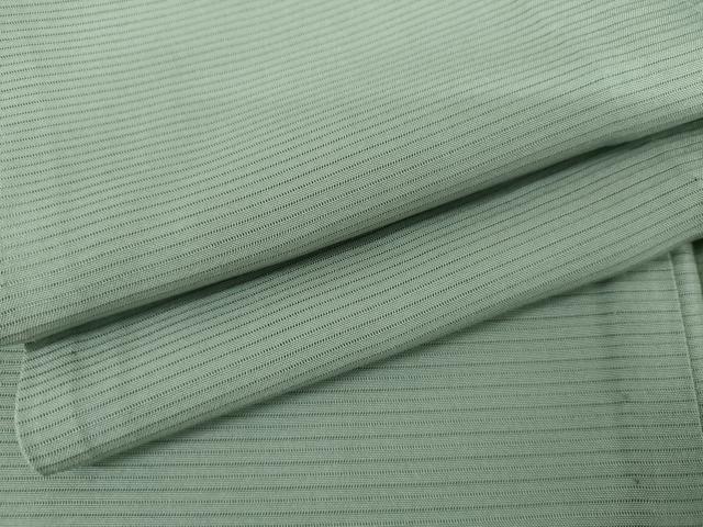 平和屋着物＊夏物　色無地　絽　千草色　正絹　逸品　AABI9771cs