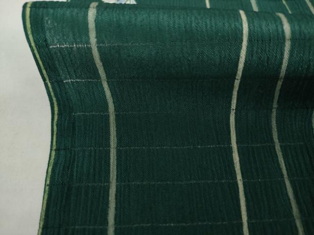 平和屋着物＊夏物　小紋　絽縮緬　舞花文　洗える着物　AABI9779cs