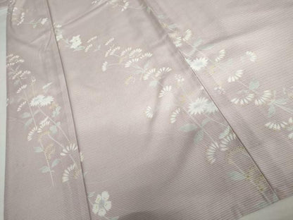 平和屋着物＊夏物　小紋　絽　枝花文　さんび謹製　高島屋扱い　洗える着物　AABI9785cs
