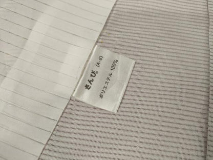 平和屋着物＊夏物　小紋　絽　枝花文　さんび謹製　高島屋扱い　洗える着物　AABI9785cs