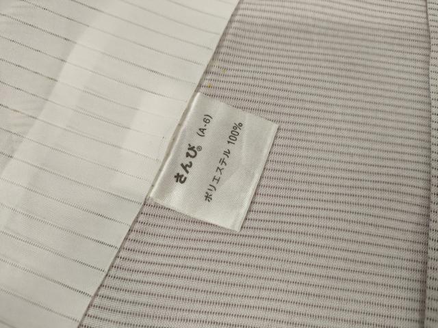 平和屋着物＊夏物　小紋　絽　枝花文　さんび謹製　高島屋扱い　洗える着物　AABI9785cs