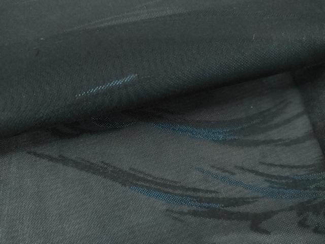 平和屋着物＊夏物　小紋　立波文　正絹　逸品　AABI9802cs