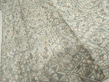 平和屋着物＊夏物　小紋　幾何学文様　AABI9818cs