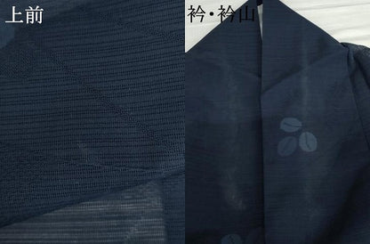 平和屋着物＊夏物　小紋　萩紋紗　変わり絽　正絹　逸品　AABI9838cs