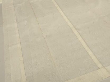 平和屋着物＊夏物　長襦袢　舞蝶紋紗　象牙色　正絹　逸品　AABI9846jd