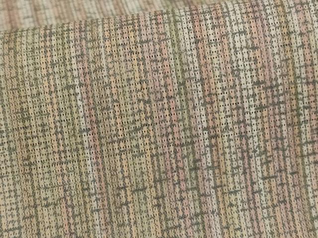 平和屋着物＊夏物　小紋　絽　霞文　洗える着物　AABI9858jd