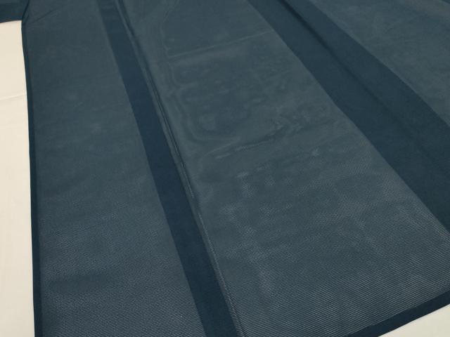 平和屋着物＊夏物　色無地　絽　褐返色　洗える着物　AABI9863jd