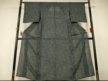 平和屋着物＊夏物 小紋 絽 抽象文様 正絹 逸品 AABI9867jd