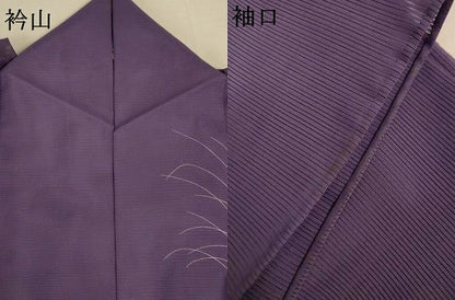 平和屋着物＊夏物 訪問着 絽 扇子箔散らし文 金銀彩 洗える着物 AABI9869jd