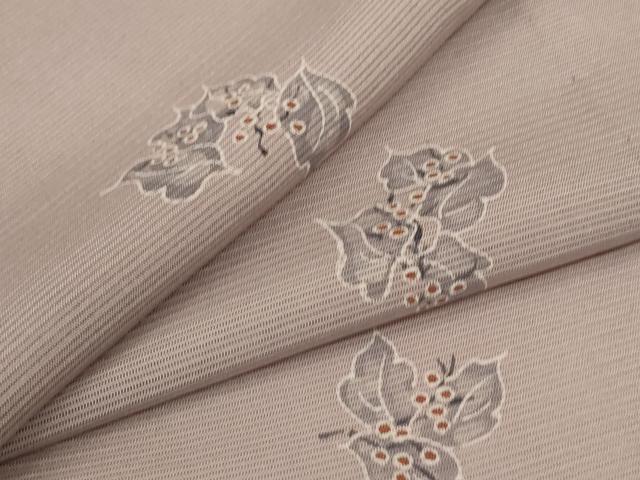 平和屋着物＊夏物 小紋 絽 南天文 正絹 逸品 AABI9871jd