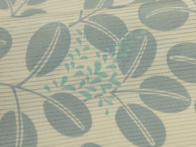 平和屋着物＊夏物 小紋 絽 萩文 洗える着物 AABI9879jd