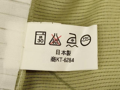 平和屋着物＊夏物 小紋 絽 草花文 洗える着物 AABI9880jd