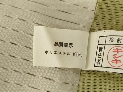 平和屋着物＊夏物 小紋 絽 草花文 洗える着物 AABI9880jd