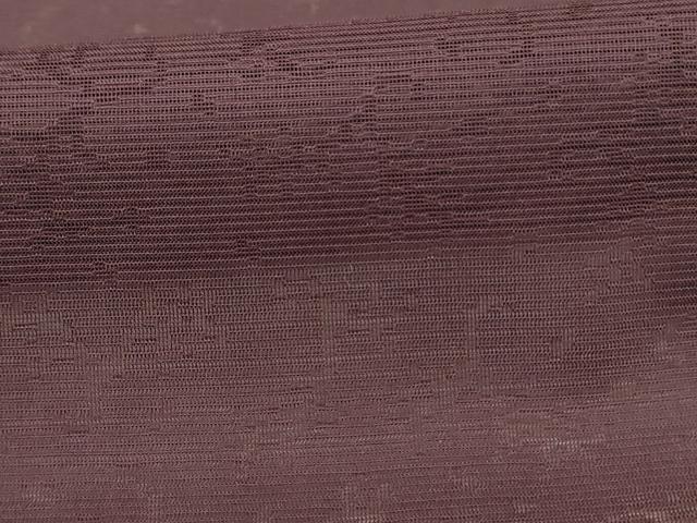 平和屋着物＊夏物 色無地 絽 霞紋紗 黒鳶色 正絹 逸品 AABI9881jd