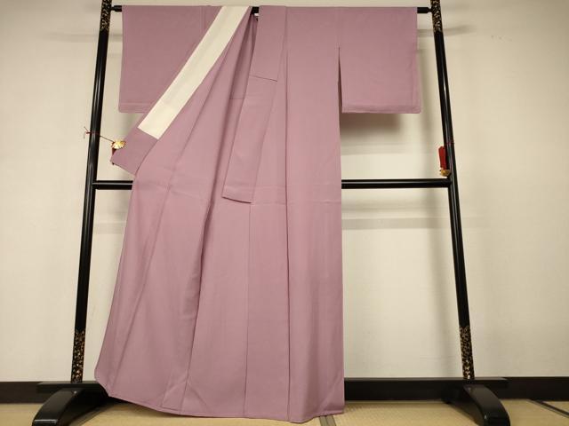 平和屋着物＊夏物 色無地 絽 鴇浅葱色 洗える着物 未使用 AABI9890jd