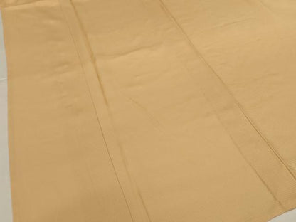 平和屋着物＊夏物　色無地　絽　杏色　やまと誂製　正絹　逸品　AABI9897jd