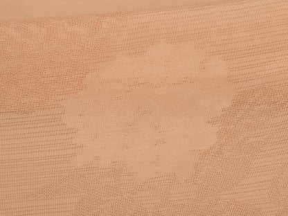 平和屋着物＊夏物　色無地　変わり絽　草花紋紗　赤香色　正絹　逸品　AABI9900jd