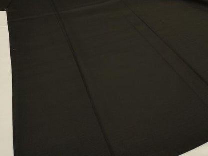 平和屋着物＊夏物　男性　黒紋付　絽　正絹　逸品　AABI9903jd