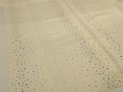 平和屋着物＊夏物　小紋　紗　粋紗絣　霞間道　証紙付き　正絹　逸品　AABI9905jd