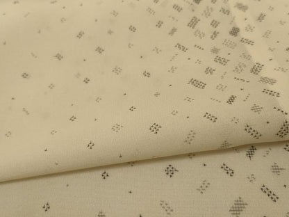 平和屋着物＊夏物　小紋　紗　粋紗絣　霞間道　証紙付き　正絹　逸品　AABI9905jd