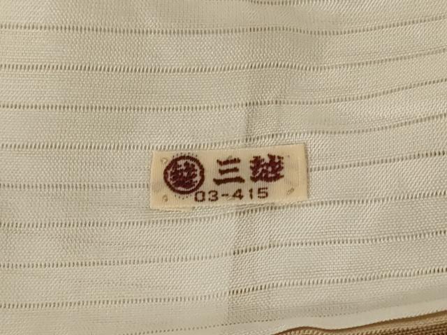 平和屋着物＊夏物　小紋　絽　舞蝶文　三越扱い　正絹　逸品　AABI9906jd