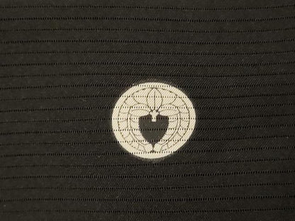 平和屋着物＊夏物　黒留袖　絽　刺繍　孔雀文　正絹　逸品　AABI9910jd