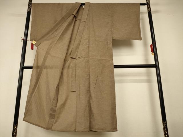 平和屋着物＊夏物　男性　小紋　霞文　AABI9912jd
