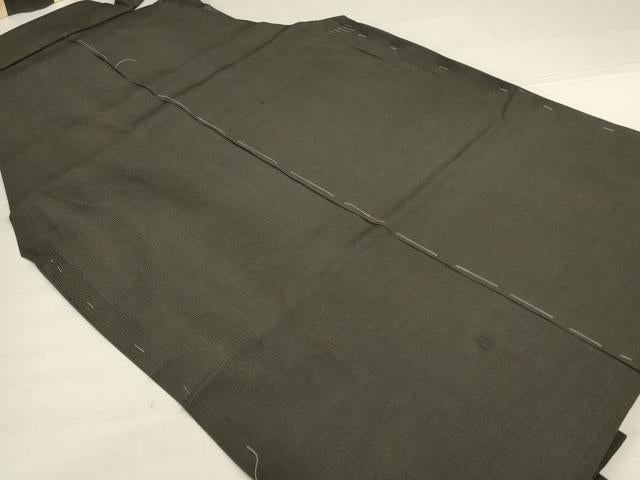 平和屋着物＊夏物　男性　行灯袴　縦絽　縞　正絹　逸品　AABI9918jd