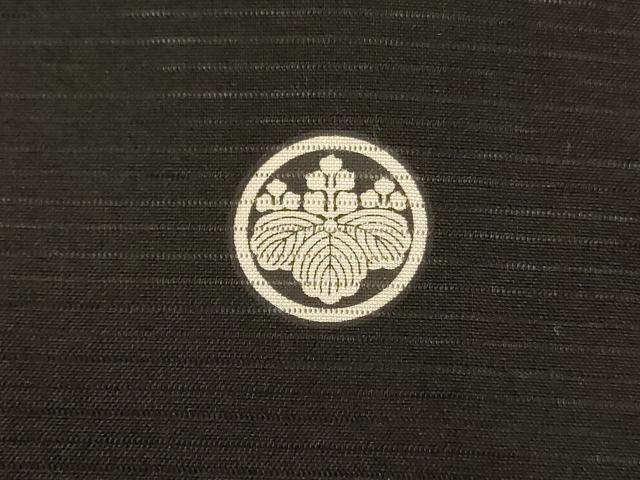 平和屋着物＊夏物　黒留袖　絽　駒刺繍　流水草花文　正絹　逸品　AABI9921jd