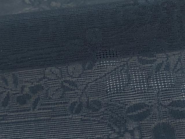 平和屋着物＊夏物　色無地　絽　萩紋紗　褐返色　正絹　逸品　AABI9949jd