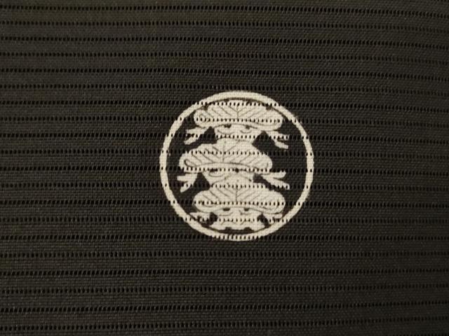 平和屋着物＊夏物　黒留袖　絽　刺繍　飛鶴文　銀彩　正絹　逸品　AABI9957jd