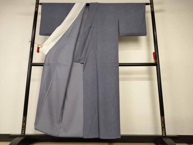 平和屋着物＊夏物　江戸小紋　彫士：住田双光・染士：服部光擴　絽　鮫小紋柄　正絹　逸品　AABI9960jd