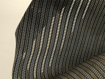 平和屋着物＊夏物　男性　行灯袴　縦絽　縞　正絹　逸品　AABI9970jd